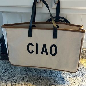 Santa Barbara Design Studio Ciao Canvas Tote Large